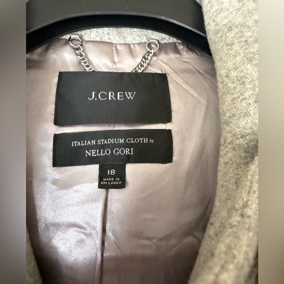 J.Crew Chateau Parka in Stadium Cloth Wool - Heather Gray Like New - Picture 7 of 9
